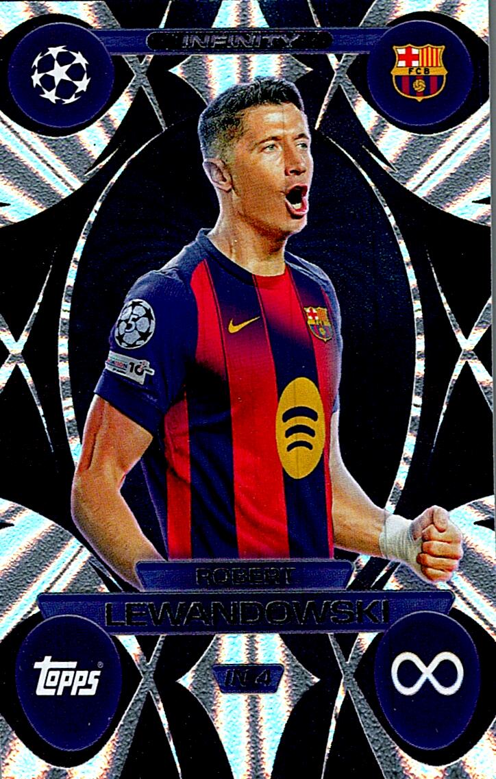 MATCH ATTAX CHAMPIONS LEAGUE 2025/2026 LEWANDOWSKI INFINITY NºIN4
