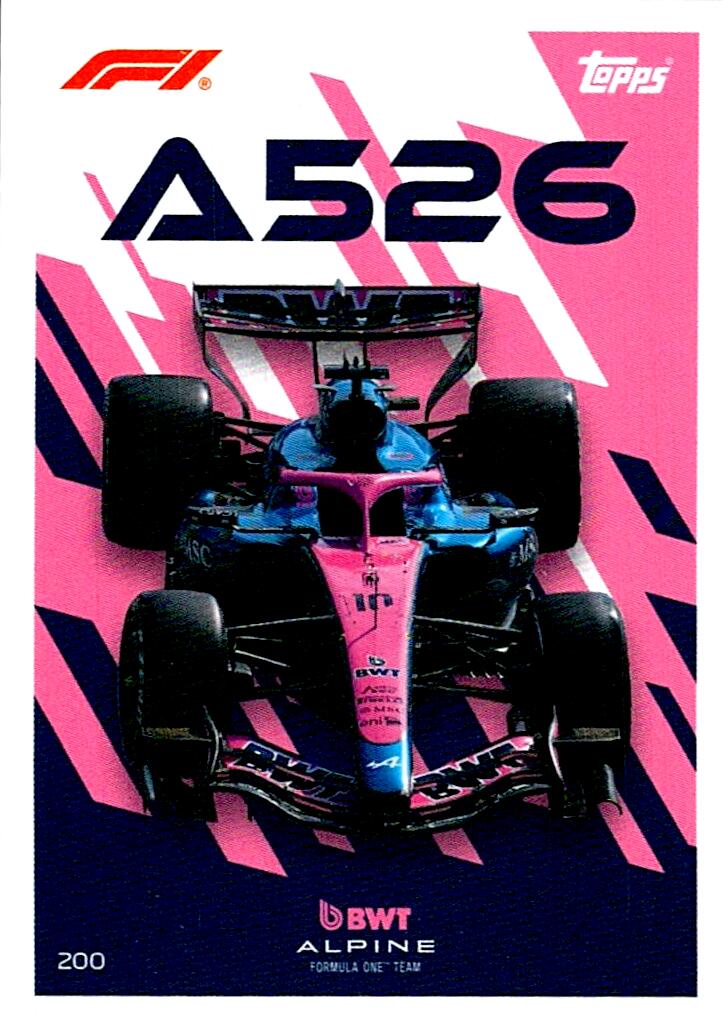 TURBO ATTAX FORMULA 1 2026 PIERRE GASLY ALPINE A526 Nº200