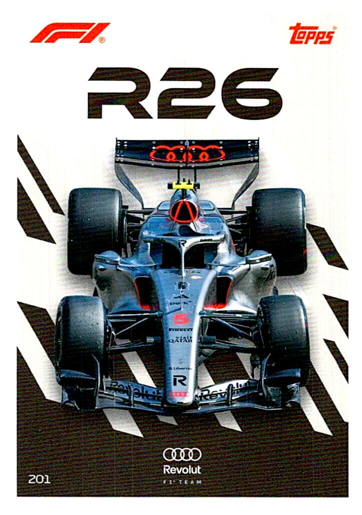 TURBO ATTAX FORMULA 1 2026 GABRIEL BORTOLETO AUDI R26 Nº201