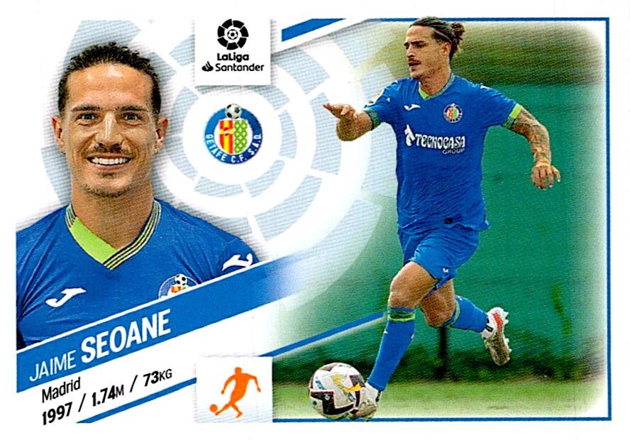 Cromo Liga Este 2022/2023 SEOANE GETAFE CF Nº16 SEGUNDA EDICION