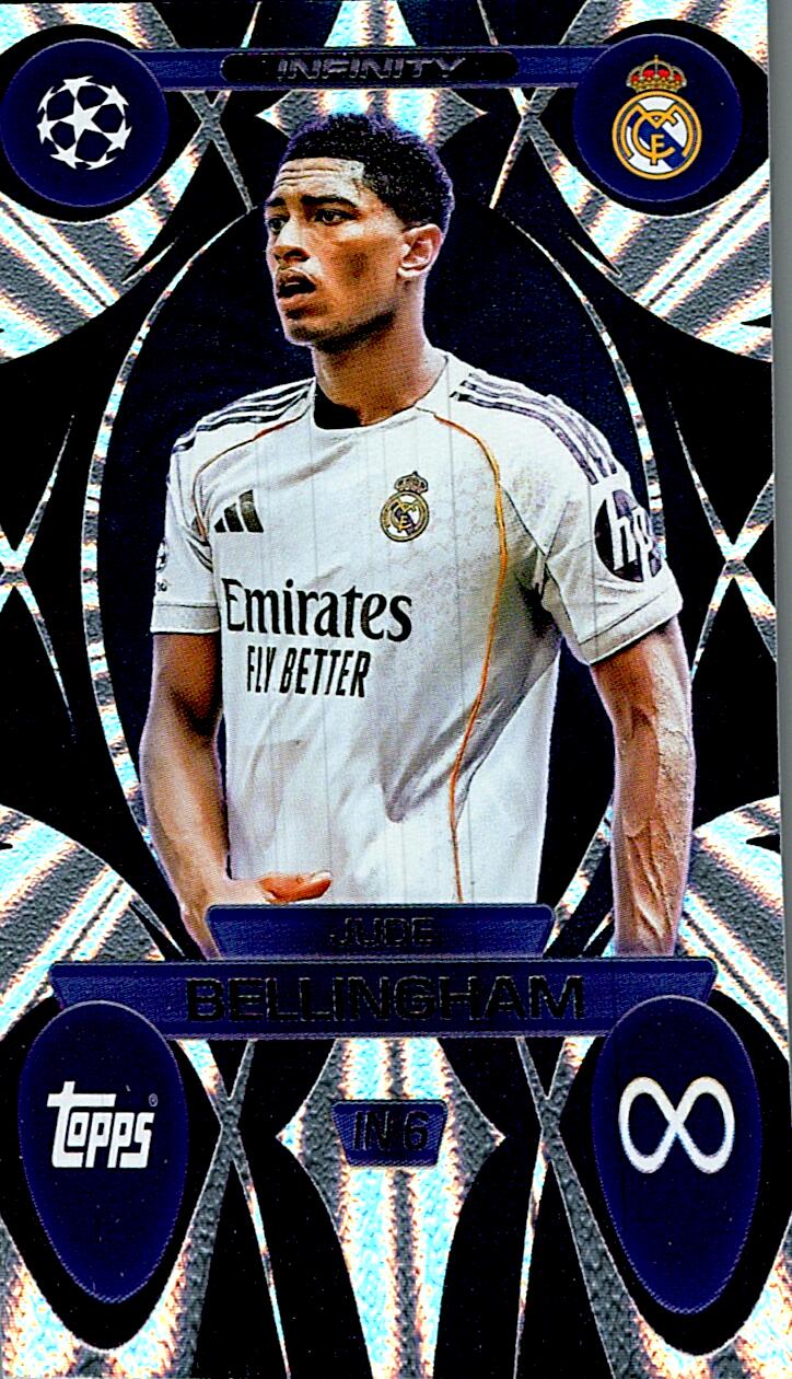 MATCH ATTAX CHAMPIONS LEAGUE 2025/2026 BELLINGHAM INFINITY NºIN6