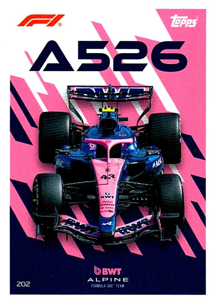 TURBO ATTAX FORMULA 1 2026 FRANCO COLAPINTO ALPINE A526 Nº202