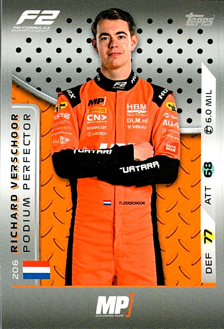 Turbo Attax 2025 RICHARD VERSCHOR nº206