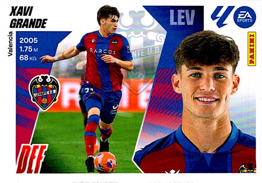 LIGA ESTE 2025/2026 UD LEVANTE XAVI GRANDE Nº5