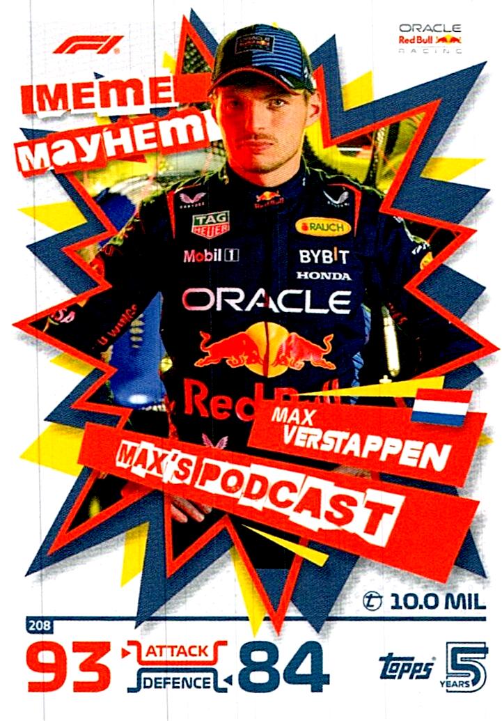 TOPPS TURBO ATTAX 2024 Nº208