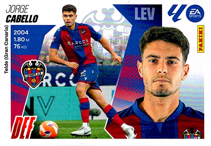 LIGA ESTE 2025/2026 UD LEVANTE CABELLO Nº7