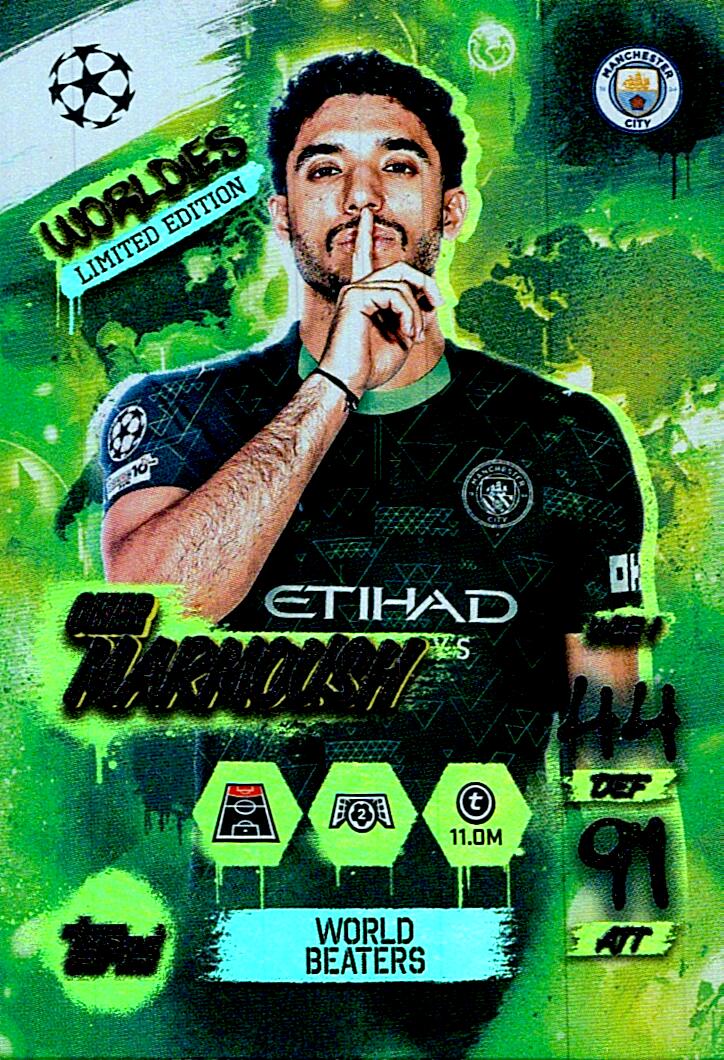 MATCH ATTAX CHAMPIONS LEAGUE 2025/2026 MARMOUSH WORLDIES NºWLE1