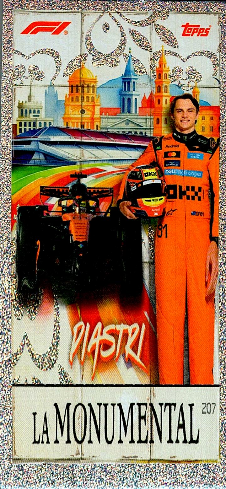 TURBO ATTAX FORMULA 1 2026 OSCAR PIASTRI Nº207