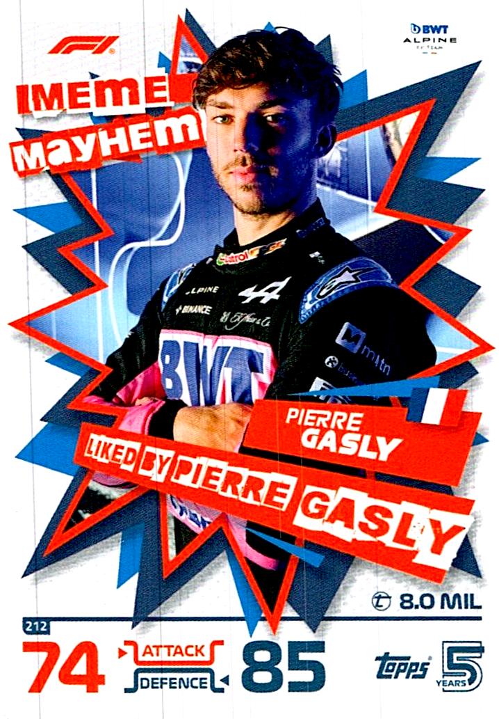 TOPPS TURBO ATTAX 2024 Nº212