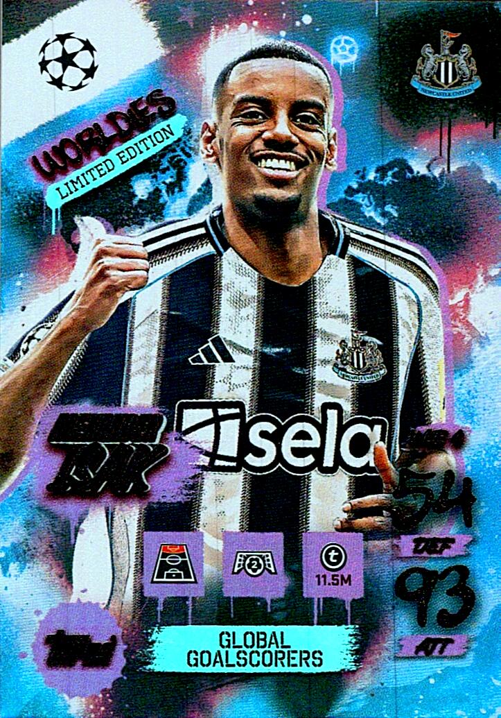 MATCH ATTAX CHAMPIONS LEAGUE 2025/2026 ISAK WORLDIES NºWLE4
