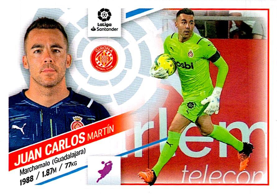 Cromo Liga Este 2022/2023 JUAN CARLOS GIRONA FC Nº3