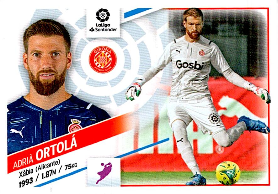 Cromo Liga Este 2022/2023 ORTOLA GIRONA FC Nº4