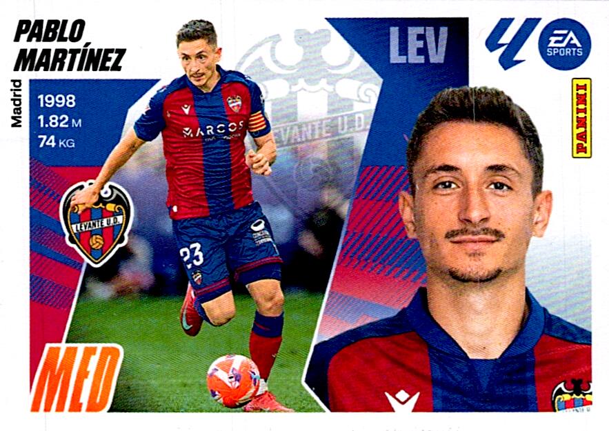 LIGA ESTE 2025/2026 UD LEVANTE PABLO MARTINEZ Nº15