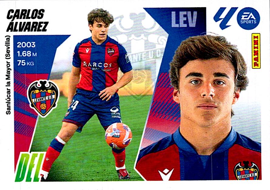 LIGA ESTE 2025/2026 UD LEVANTE CARLOS ALVAREZ Nº16