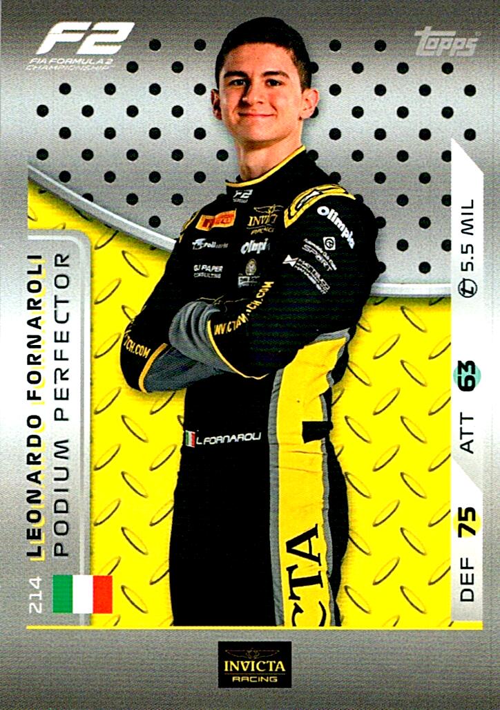 Turbo Attax 2025 LEONARDO FORNAROLI nº214