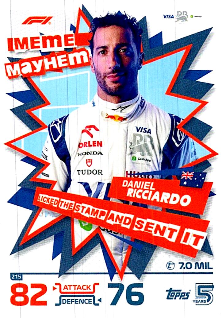 TOPPS TURBO ATTAX 2024 Nº215