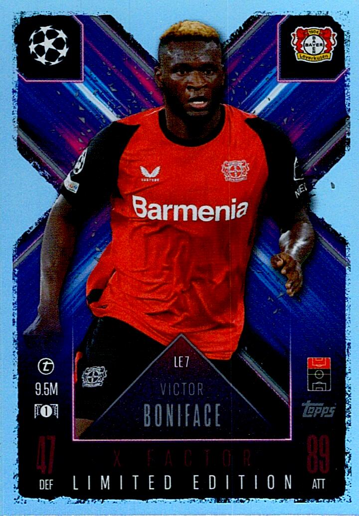 Match Attax Extra 2025 Victor Boniface Limited Edition nºLE7