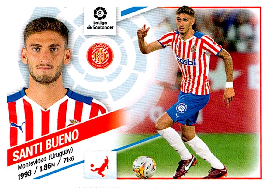 Cromo Liga Este 2022/2023 SANTI BUENO GIRONA FC Nº6