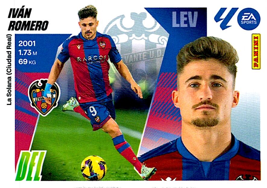 LIGA ESTE 2025/2026 UD LEVANTE IVAN ROMERO Nº17