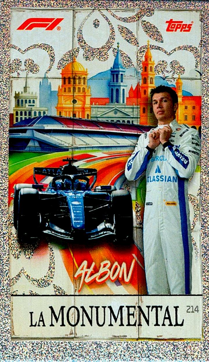 TURBO ATTAX FORMULA 1 2026 ALEX ALBON  Nº214