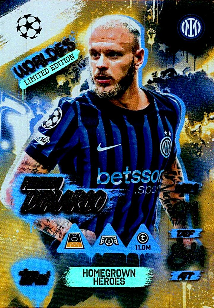 MATCH ATTAX CHAMPIONS LEAGUE 2025/2026 DIMARCO WORLDIES NºWLE9