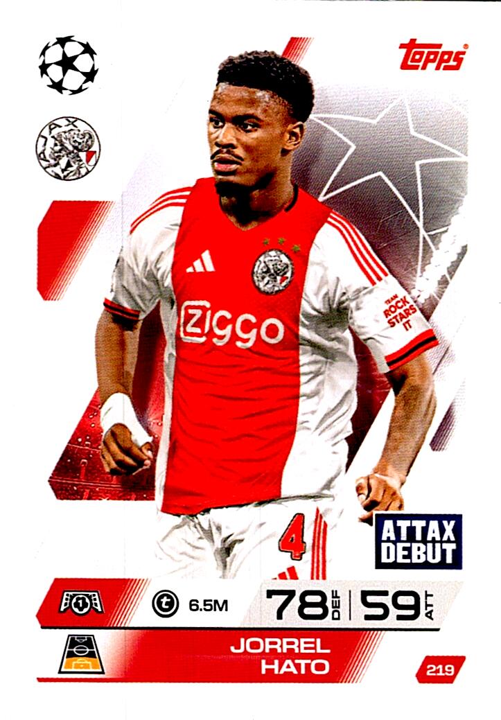MATCH ATTAX CHAMPIONS LEAGUE 2025/2026 JORREL HATO Nº219