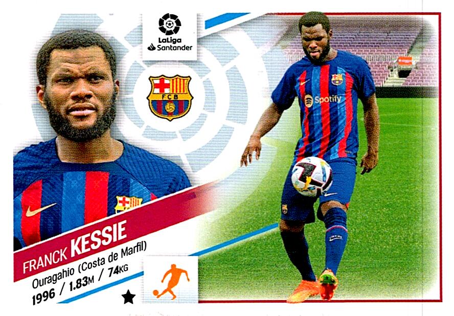 Cromo Liga Este 2022/2023 KESSIE ULTIMO FICHAJE Nº2