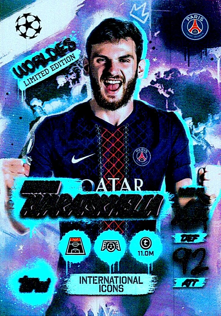 MATCH ATTAX CHAMPIONS LEAGUE 2025/2026 KVARATSKHELIA WORLDIES NºWLE12