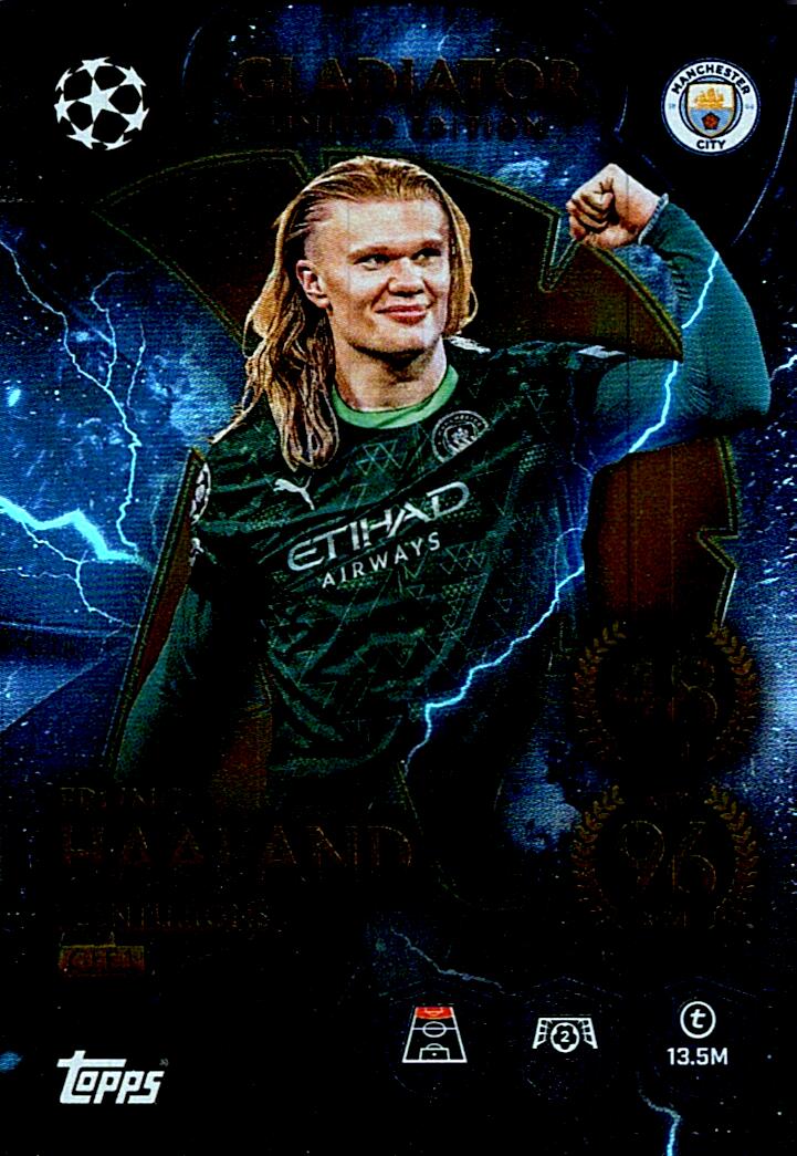 MATCH ATTAX CHAMPIONS LEAGUE 2025/2026 HAALAND GLADIATOR NºGLE1