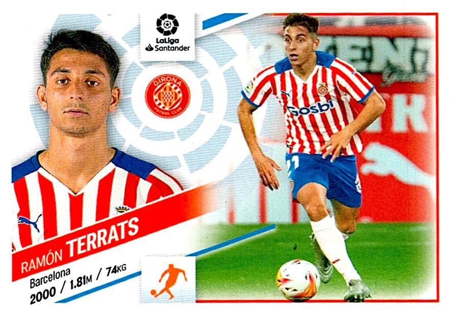 Cromo Liga Este 2022/2023 TERRATS GIRONA FC Nº13A