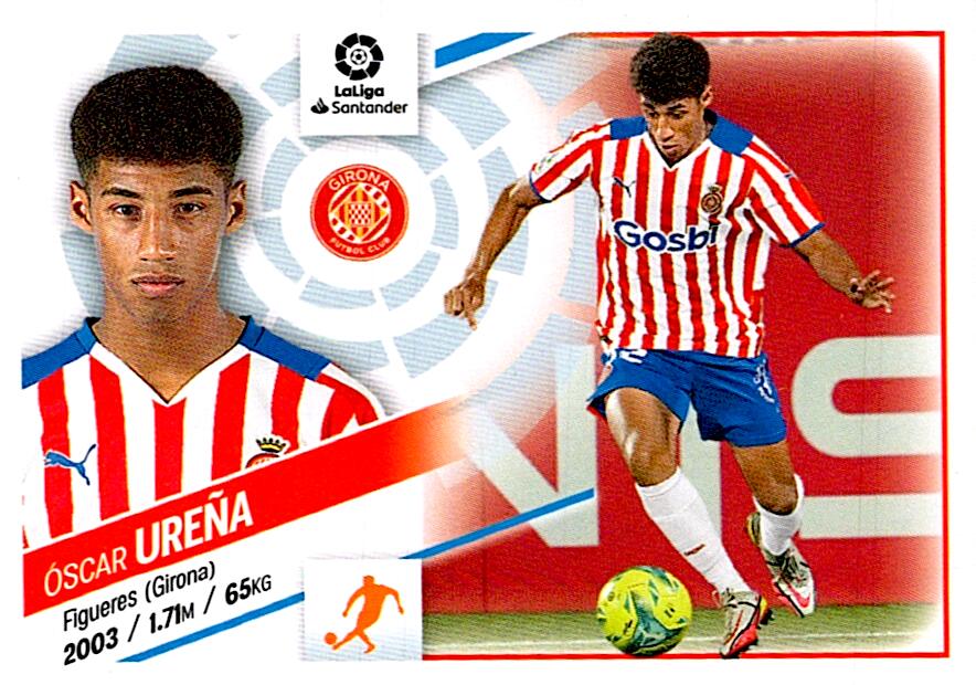 Cromo Liga Este 2022/2023 UREÑA GIRONA FC Nº13B SEGUNDA EDICION
