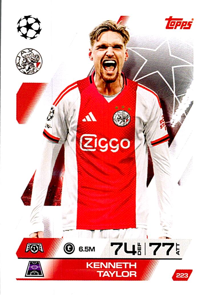 MATCH ATTAX CHAMPIONS LEAGUE 2025/2026 KENNETH TAYLOR Nº223