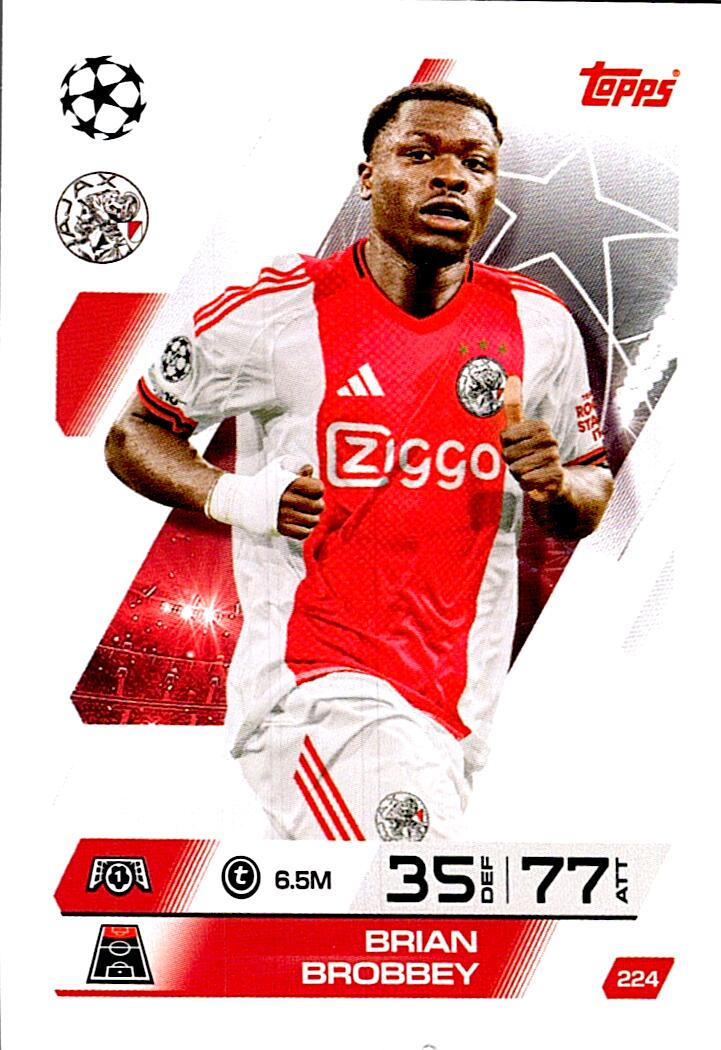 MATCH ATTAX CHAMPIONS LEAGUE 2025/2026 BRIAN BROBBEY Nº224