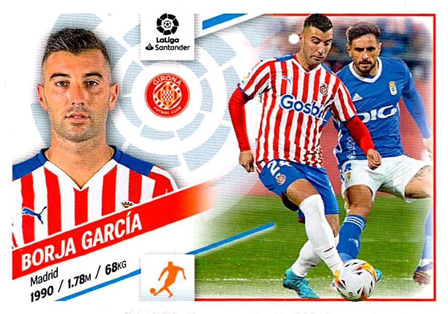 Cromo Liga Este 2022/2023 BORJA GARCIA GIRONA FC Nº15