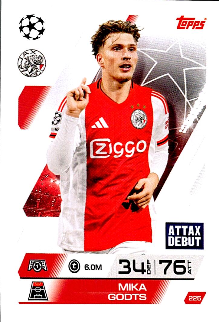 MATCH ATTAX CHAMPIONS LEAGUE 2025/2026 MIKA GODTS Nº225