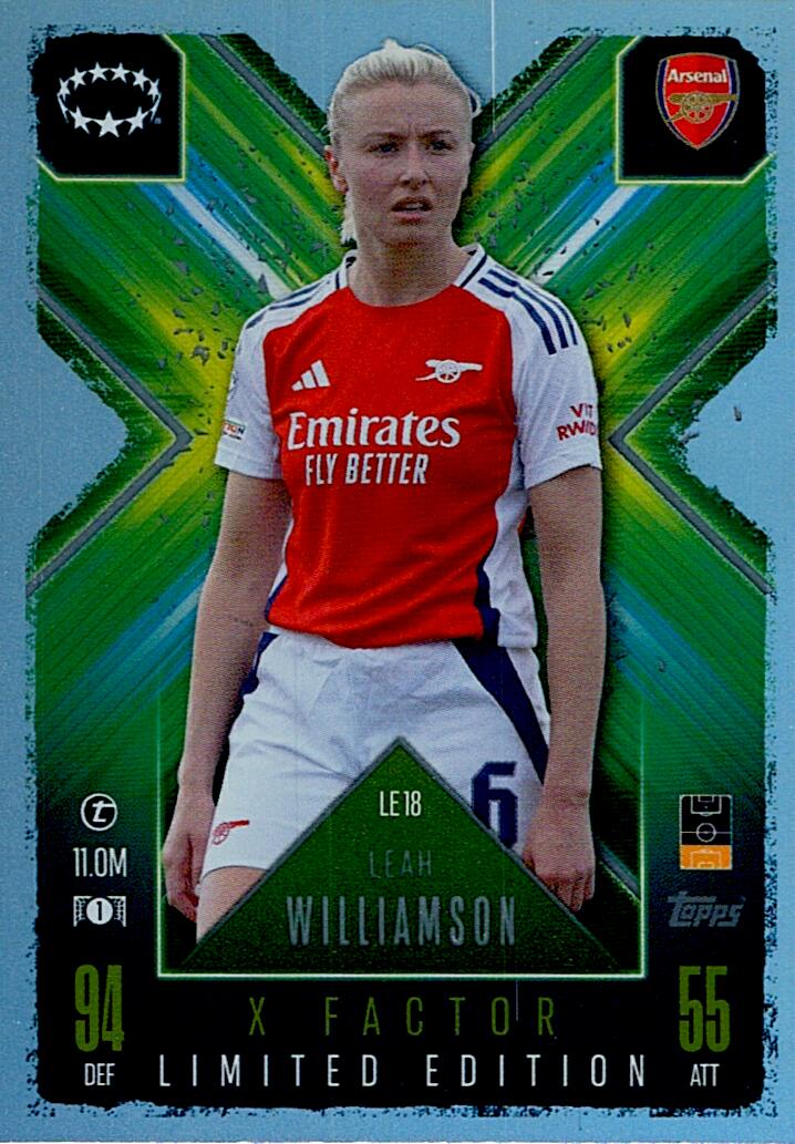 Match Attax Extra 2025 Leah Williamsom Limited Edition nºLE18