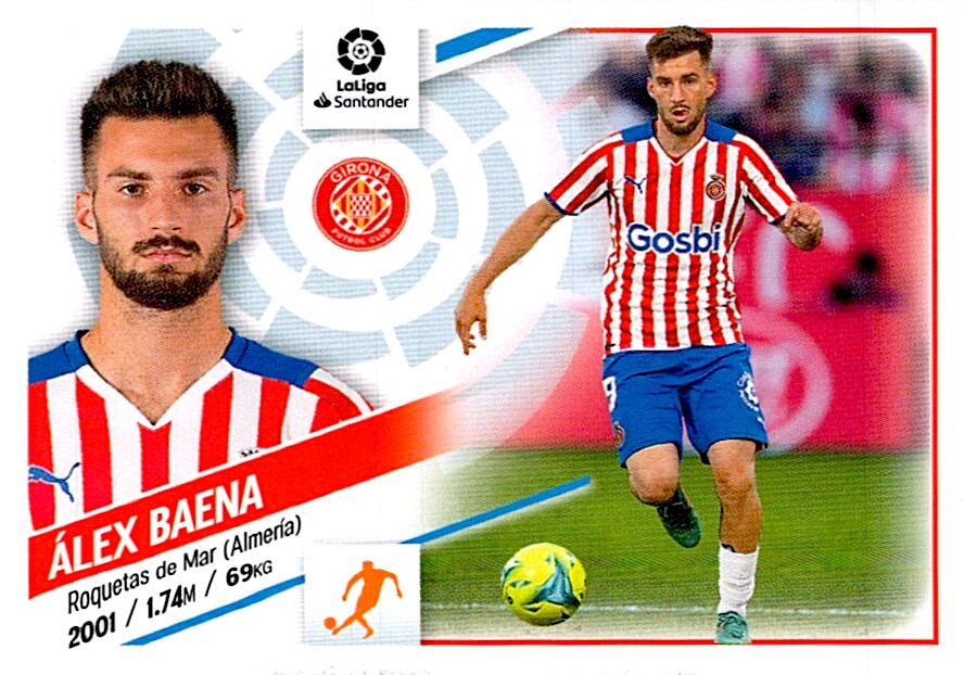 Cromo Liga Este 2022/2023 ALEX BAENA GIRONA FC Nº17