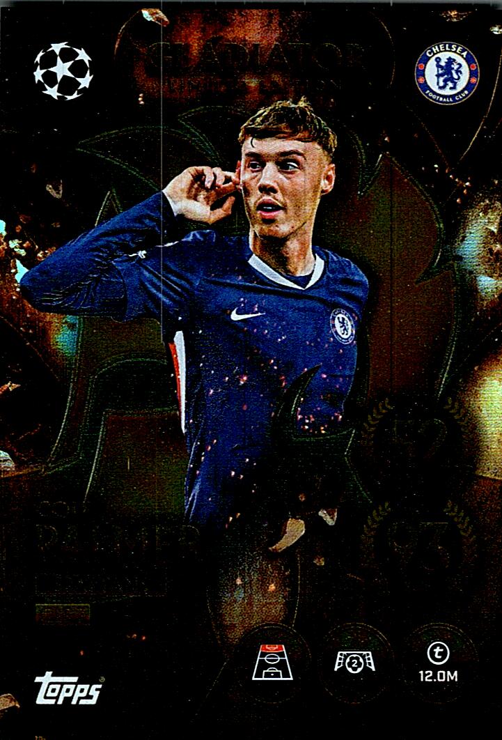 MATCH ATTAX CHAMPIONS LEAGUE 2025/2026 COLE PALMER GLADIATOR NºGLE7