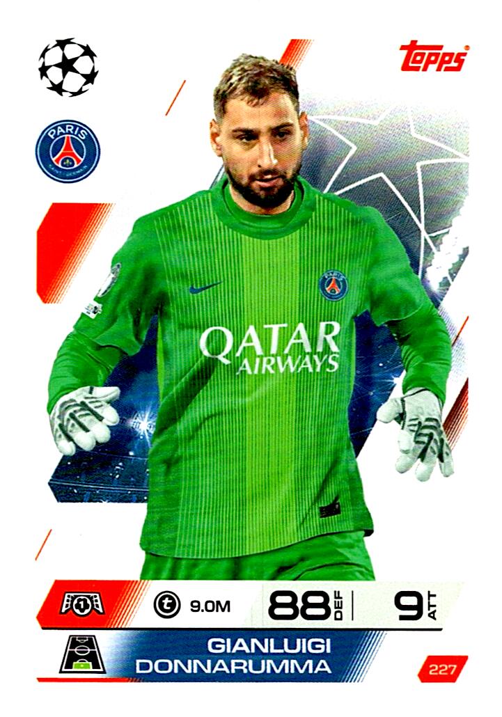 MATCH ATTAX CHAMPIONS LEAGUE 2025/2026 GIANLUIGI DONNARUMMA Nº227