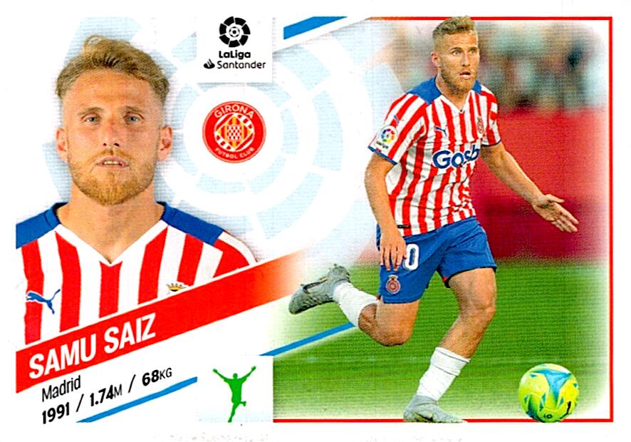 Cromo Liga Este 2022/2023 SAMU SAIZ GIRONA FC Nº18