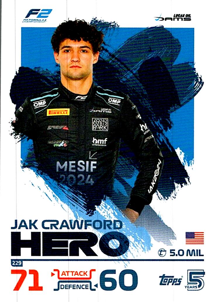 TOPPS TURBO ATTAX 2024 Nº229