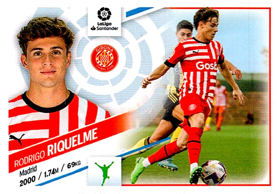Cromo Liga Este 2022/2023 RIQUELME GIRONA FC Nº19 TERCERA EDICION