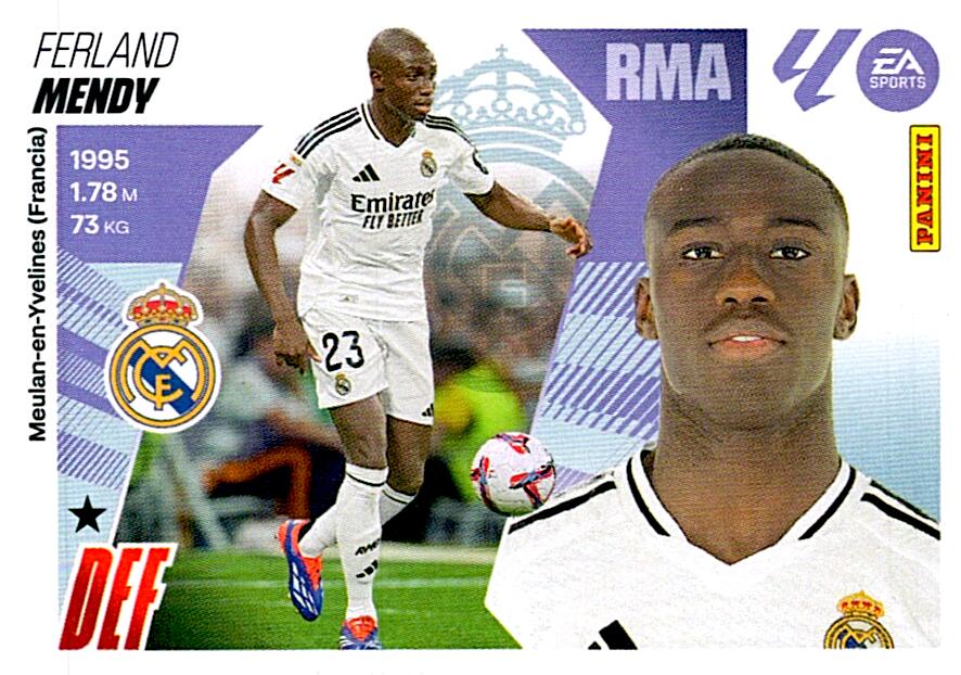 LIGA ESTE 2025/2026 REAL MADRID MENDY Nº10A