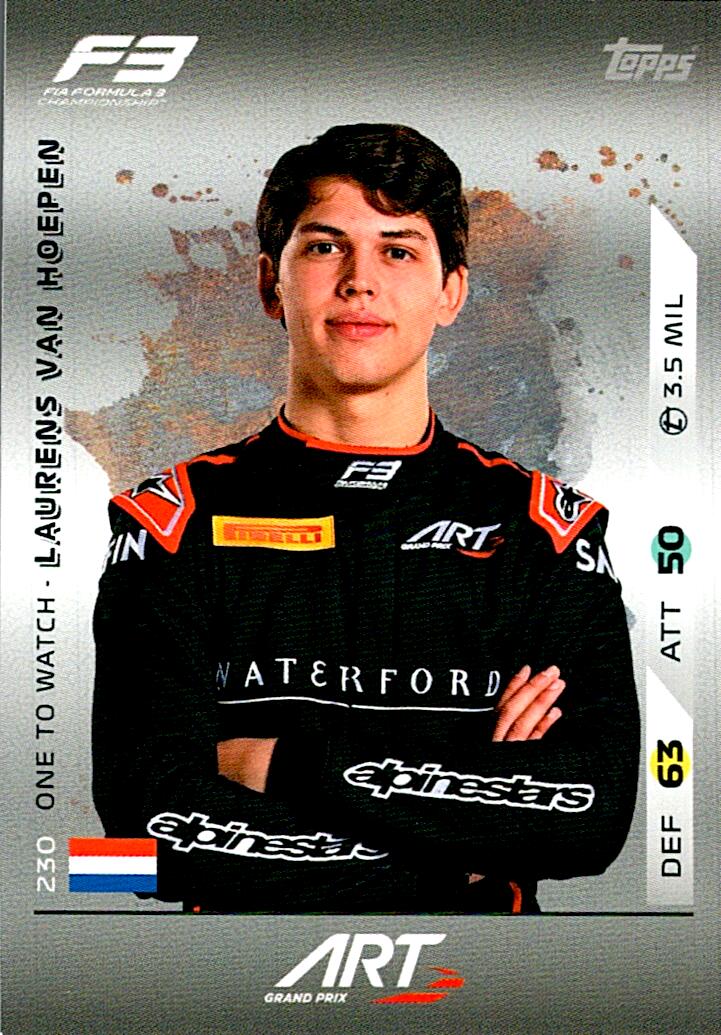 Turbo Attax 2025 LAURENS VAN HOEPEN nº230