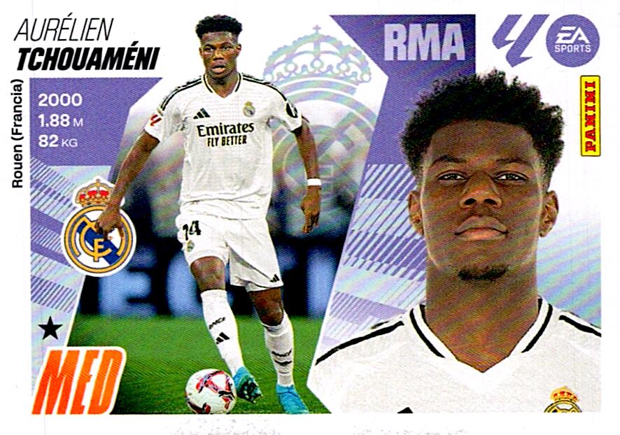 LIGA ESTE 2025/2026 REAL MADRID TCHOUAMENI Nº11