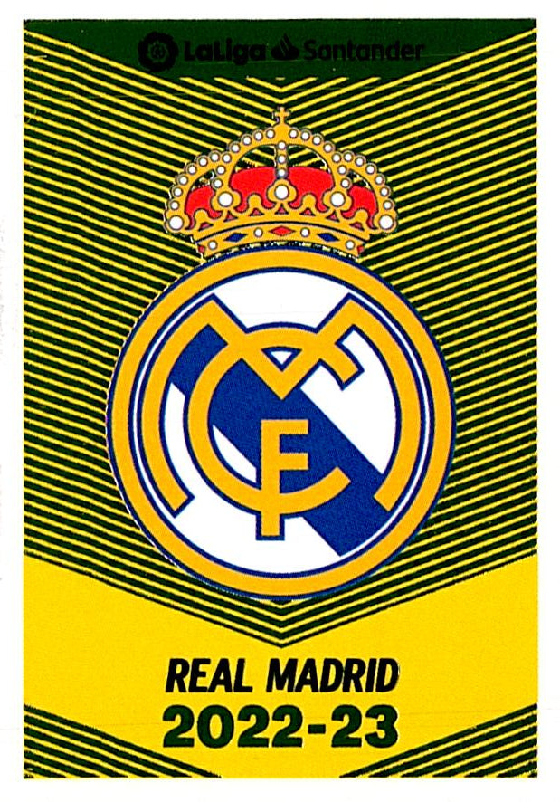 Cromo Liga Este 2022/2023 ESCUDO REAL MADRID Nº1