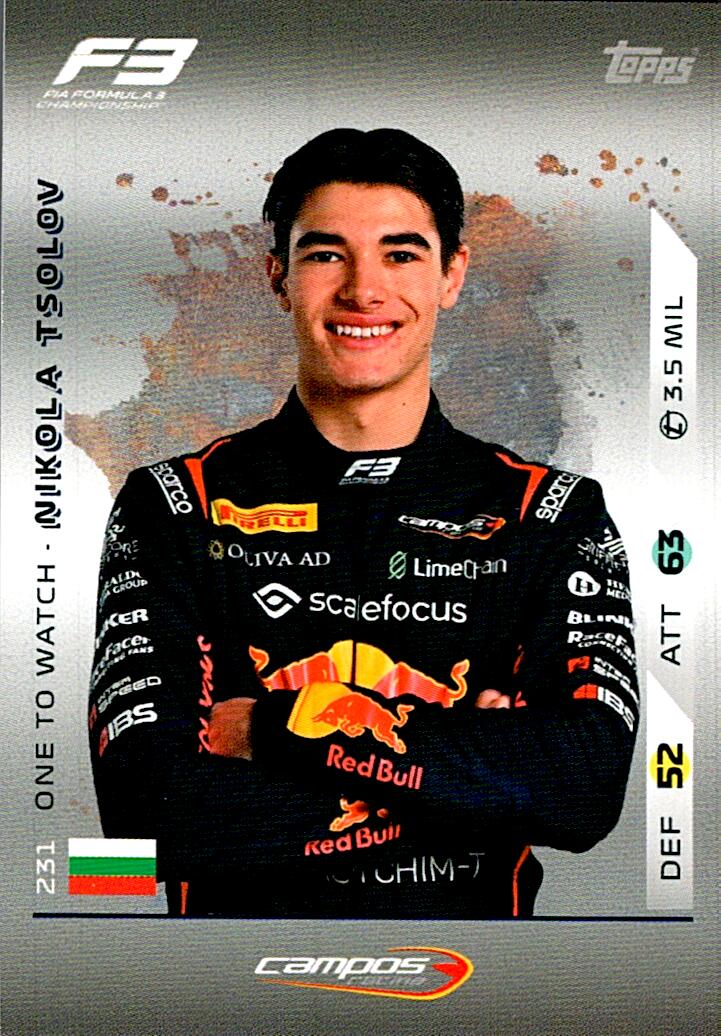 Turbo Attax 2025 NIKOLA TSOLOV nº231