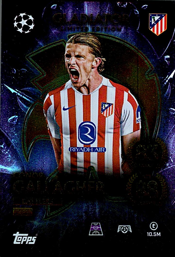 MATCH ATTAX CHAMPIONS LEAGUE 2025/2026 GALLAGHER GLADIATOR NºGLE11