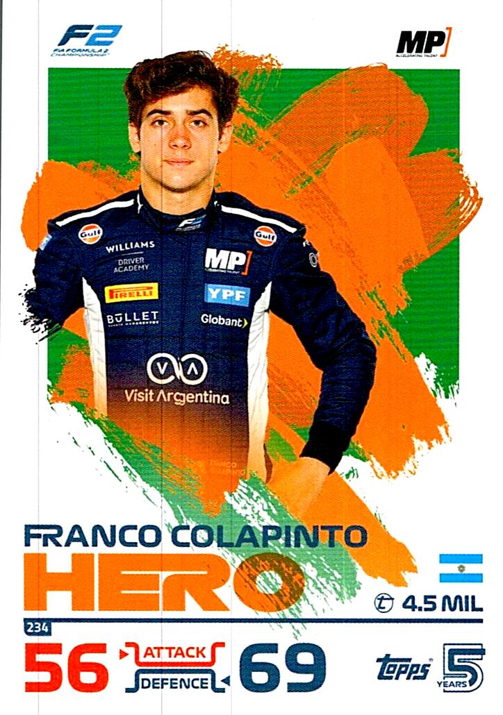 TOPPS TURBO ATTAX 2024 Nº234