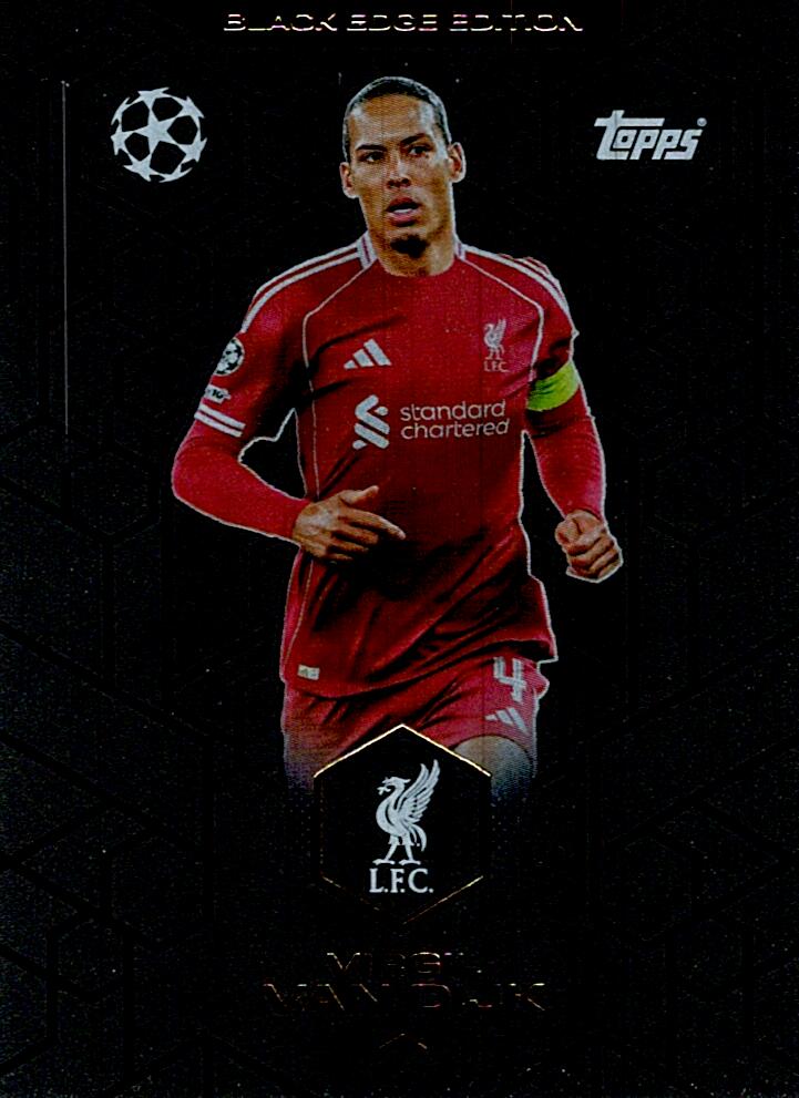 MATCH ATTAX CHAMPIONS LEAGUE 2025/2026 VAN DIJK BLACK EDGE EDITION NºBE1